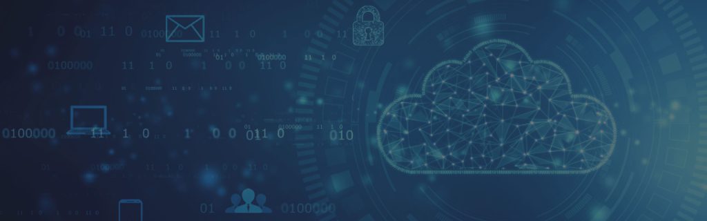 Cloud Computing Image: A depiction of interconnected cloud icons, server racks, and data streams, representing the dynamic and scalable nature of cloud computing. This image illustrates the seamless transfer and storage of data in a virtualized, cloud-based environment.