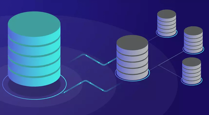 Database Image: An illustration featuring interconnected data tables, SQL queries, and server icons, symbolizing the organized storage and retrieval of information within a database system. This image represents the structured and interconnected nature of database management.